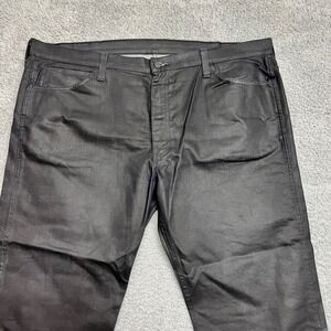 Levis 569 Jeans Mens 44x32 Black Denim Loose Fit Casual Formal Straight